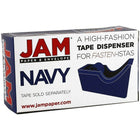 JAM Paper Office & Desk Sets, Tape Dispenser Stapler Pack of Staples, Navy and Blue (33758NBBL)-Quantity: (1) Stapler, (1) Box of Staples (5000 ct), (1) Tape Dispenser (tape not included)