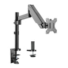 Uplite Single Monitor Mount Arm Pole Height Adjustable Stand for One Screen 17" - 32"-Compatibility - Single monitor mount fits most screens 17” to 32” in size with 75x75mm or 100x100mm backside mounting holes