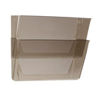 Storex classeur murale - format lettre - fumée - paquet de 24 - 4 Set de 6-Construction durable, ne se fissure pas ou se déformer