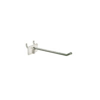 Azar Displays 4" x 0.148" Attached Back, 50 Pack-Galvanized metal with quick back plastic plate