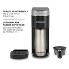 Keurig K-Slim Single Serve K-Cup Pod Coffee Maker - With MultiStream Technology - Black-Compatible with my k-cup® universal coffee filter: brew your own ground coffee (sold separately).