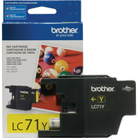 Brother LC71 Yellow Ink Cartridge (LC71YS)-Standard ink cartridge, up to 300 pages