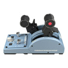 Thrustmaster TCA Officer Pack Airbus Edition-Joystick featuring 4 swappable head button modules, 12 remappable buttons, built-in throttle, plus rudder control by rotating the handle
