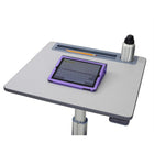 Ergotron 24-481-003 LearnFit, Adjustable Standing Desk, Clear Anodized-Each student can instantly and intuitively personalize the desk to his or her preferred height