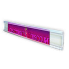 Azar Displays 1.25" x 72" Plastic C-Channel (600053)-Made from plastic