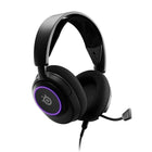 SteelSeries Arctis Nova 3 Wired PC Headset - Black-Adaptive noise cancelling technology reduces background noise for clear communication while on voice calls