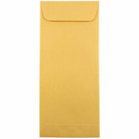 JAM Paper #10 Policy Metallic Business Envelopes - 4.125" x 9.5" - Stardream Gold - 25 Pack-Colour: Stardream Gold