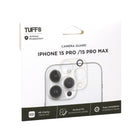 TUFF8 Camera Guard For iPhone 15 Pro/Pro Max-A perfect fit ensures a minimal profile