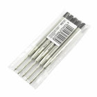 Troika Contruction Slim Replacement Refills - Black - 5 Pack-Ink: black