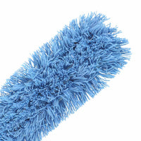 Globe Commercial Products Q-StatElectrostatic Tie-On Dust Mop - 18" x 5" - Blue - 8 Pack-Made with 100% acrylic twisted yarn