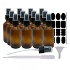 Wamaco Amber 2 oz Glass Spray Bottle-Container for liquids such as essential oils and cleaning products