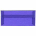 JAM Paper #10 Enveloppes en vélin translucide d'affaires - 4,125" x 9,5" - Bleu primaire - Paquet de 25-Couleur : Enveloppes translucides bleues/violettes primaires