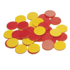 Learning Advantage Two Colour Plastic Counters, 200 Pack (CTU7209)-Dimensions: 7"H x 5"W x 5"L