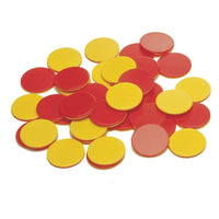 Learning Advantage Two Colour Plastic Counters, 200 Pack (CTU7209)-Dimensions: 7"H x 5"W x 5"L