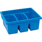 Copernicus Educational Products Leveled Reading Large Divided Book Tubs, Blue (CEPCC4069B)-Two built in dividers keep books upright and organized