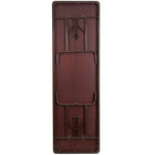 Flash Furniture 30" x 96" Rectangular High Pressure Mahogany Laminate Folding Banquet Table-Seats up to 10 Adults