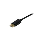 StarTech 3 ft DisplayPort to VGA Adapter Converter Cable, DP to VGA 1920x1200, Black-Connect a DisplayPort source directly to a VGA display or projector, with no additonal adapters or cables