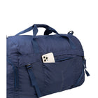 Tucano Compatto Eco Weekender Bag - Blue-Substantial capacity with efficiently organized storage spaces
