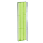 Azar Displays Pegboard Powerwing Display, 14" x 60", Green (700354-GRE)-Green plastic
