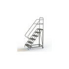Tri-Arc Safety Slope Rolling Ladder, 6 Step, 60" x 66" (KDEC106242)-Frame Material: Steel