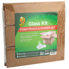 Duck Glass Kit Moving Accessories, Fits 14"x14"x14" Box-Great for moving & storage