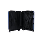 TOSCANO INTRECCIARE 20" Hardside Carry On Luggage - Blue-Detachable Dual Glide Tech Wheel System