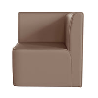 Flash Furniture - Mobilier modulaire Bright Beginnings de qualite commerciale pour salle de classe, sieges souples-Chaise d'angle de salle de classe souple à 1 place pour l'education prescolaire de qualite commerciale