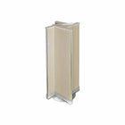 Azar Displays Plastic Pegboard Pinwheel Unit, 13.5" x 44", Almond (700444-ALM)-Almond plastic