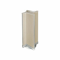 Azar Displays Plastic Pegboard Pinwheel Unit, 13.5" x 44", Almond (700444-ALM)-Almond plastic