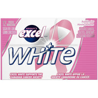 Excel White Sugar Free Bubblemint Chewing Gum - Single Pack - 12 Pellets-Sugar Free BubbleMint Whitening Chewing Gum
