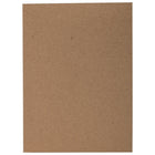 Jam Paper Cartes à plier 60 lb en papier kraft recyclé, format A2, brun, 50/pqt-Fini : Texturé
