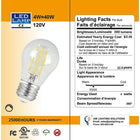 Northern Stars 4W Warmwhite LED A15 Light Bulb, 2 Pack-4W, 120V