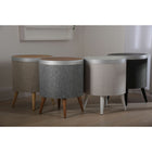 Koble Zain Smart Sidetable with Qi Wireless Charging - Oak-Partial assembly