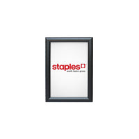 Futech Snap Frame Sign Holder-Mitered Corner, 11"W x 13"H, Black, 2 Pack-Frame Size: 11"W x 13"H Poster Size: 8-1/2"W x 11"H