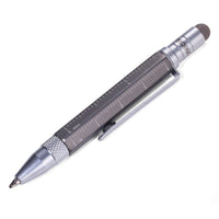Troika Construction Liliput Multitasking Ballpoint Pen - Titanium-Small multitasking ballpoint pen