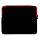 Vangoddy 17" Neoprene Laptop Sleeve - Red-Front zippered compartment is great for holding accessories