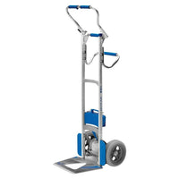 Wesco Liftkar Aluminum Stair Climbing Hand Truck, Fold-L, 240 Lbs., Microcellular (274155)-Handle Type: Fold-L