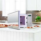 Total Chef Countertop Microwave Oven with Digital Touch Controls, 700W, 0.7 Cu Ft - Stainless Steel-Digital touch controls and clear LED display