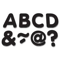 Teacher Created Resources Magnetic 2" Letters Black Classic, 261 Pack (TCR77188)-Classic design adds flair to your room and can be coordinated with similar products for a creative classroom theme
