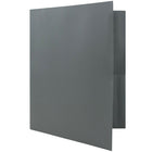 JAM Paper Plastic POP Two Pocket Clasp School Folders with Prong Clip Fasteners, Grey, 12 Pack (382ECgyg)-4
