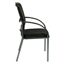 Pro-Line ProGrid Back Visitors Chair, Black-Nylon Armrest