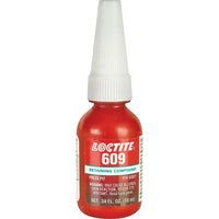 Loctite Retaining Compound 609 General Purpose, 10 Ml, Bottle, Green - 4 Pack-Colour: Green