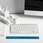 JAM Paper Stainless Steel Ruler with Non-Skid Backing - 12" - Blue - 12 Pack-The perfect ruler to use at school, in the office, or on construction projects!