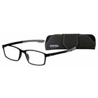 SAV Eyewear Sportex 4200 Rectangle Blue Light Glasses - + 2.50 - Black-Performance readers engineered for today’s active lifestyles