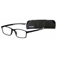 SAV Eyewear Sportex 4200 Rectangle Blue Light Glasses - + 2.50 - Black-Performance readers engineered for today’s active lifestyles