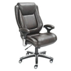 True Endsleigh Executive High-Back Chair, Espresso-Upholstered with soft Espresso bonded leather