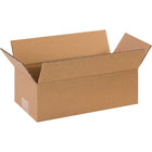 Corrugated Shipping Box - 12" L x 6" W x 4" H - Kraft - 25 Pack-Brown/Kraft