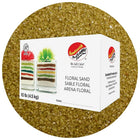 Sandtastik Floral Coloured Sand, 10 lb (4.5 kg) Box, Lizard Green-Coarse grain with natural sparkle throughout