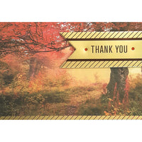 Rosedale Gold 5 1/2" x 8" Greeting Cards/Envelopes - 6 Pack-Card shop quality greeting cards.