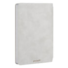 Gry Mattr Vegan Leather Notebook -  5-3/4" x 8-1/4" x 5/8" - Lined - 120 Sheets - Putty-Perfect binding